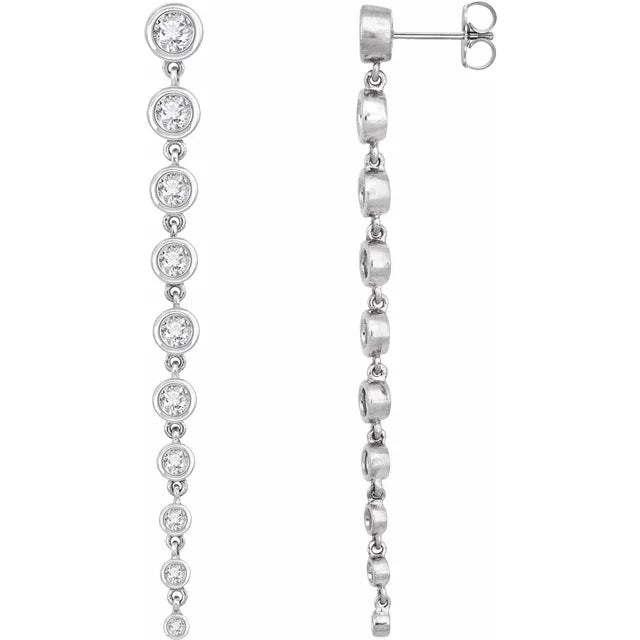 Drip Graduated Lab-Grown Diamond Earrings
