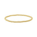 3mm Caviar Bead Stretch Bracelet