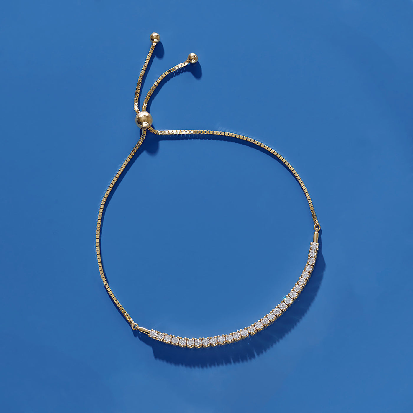 Lab-Grown Diamond Bolo Bracelet