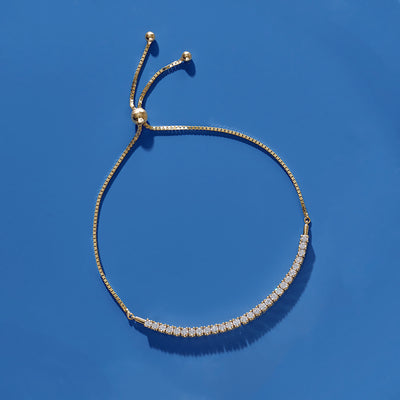 Lab-Grown Diamond Bolo Bracelet