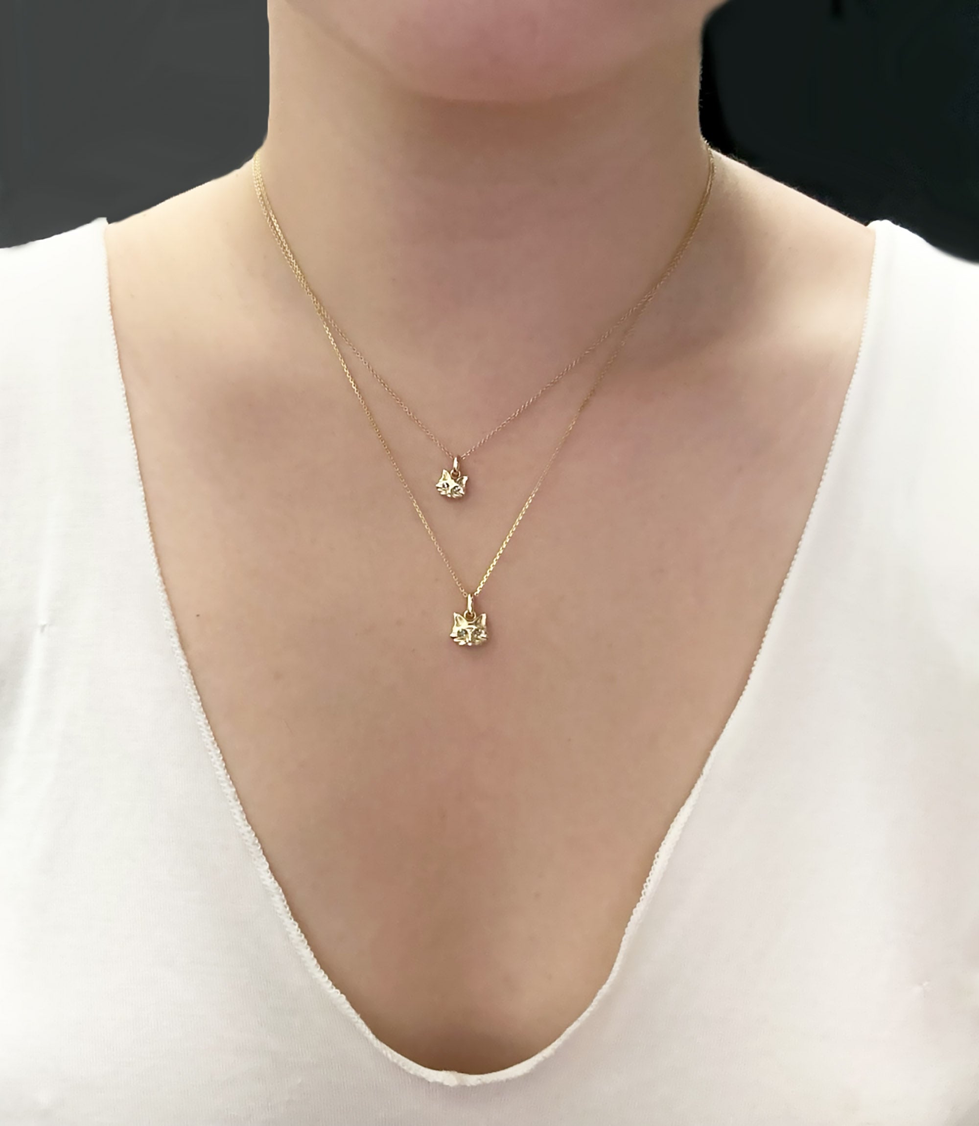 Mini Starry-Eyed Kitty Charm