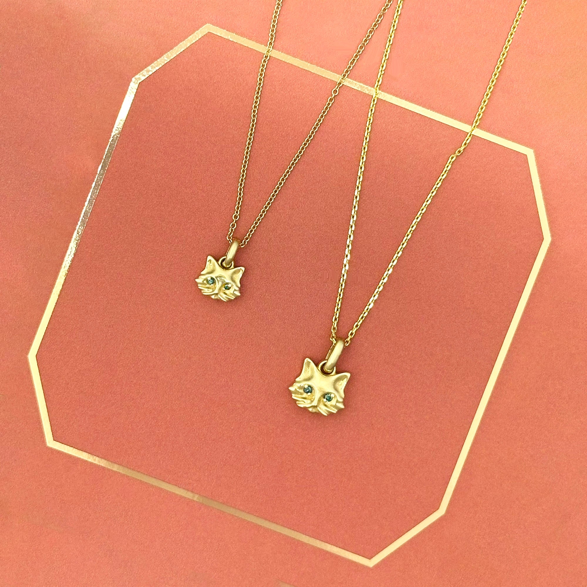 Mini Starry-Eyed Kitty Charm