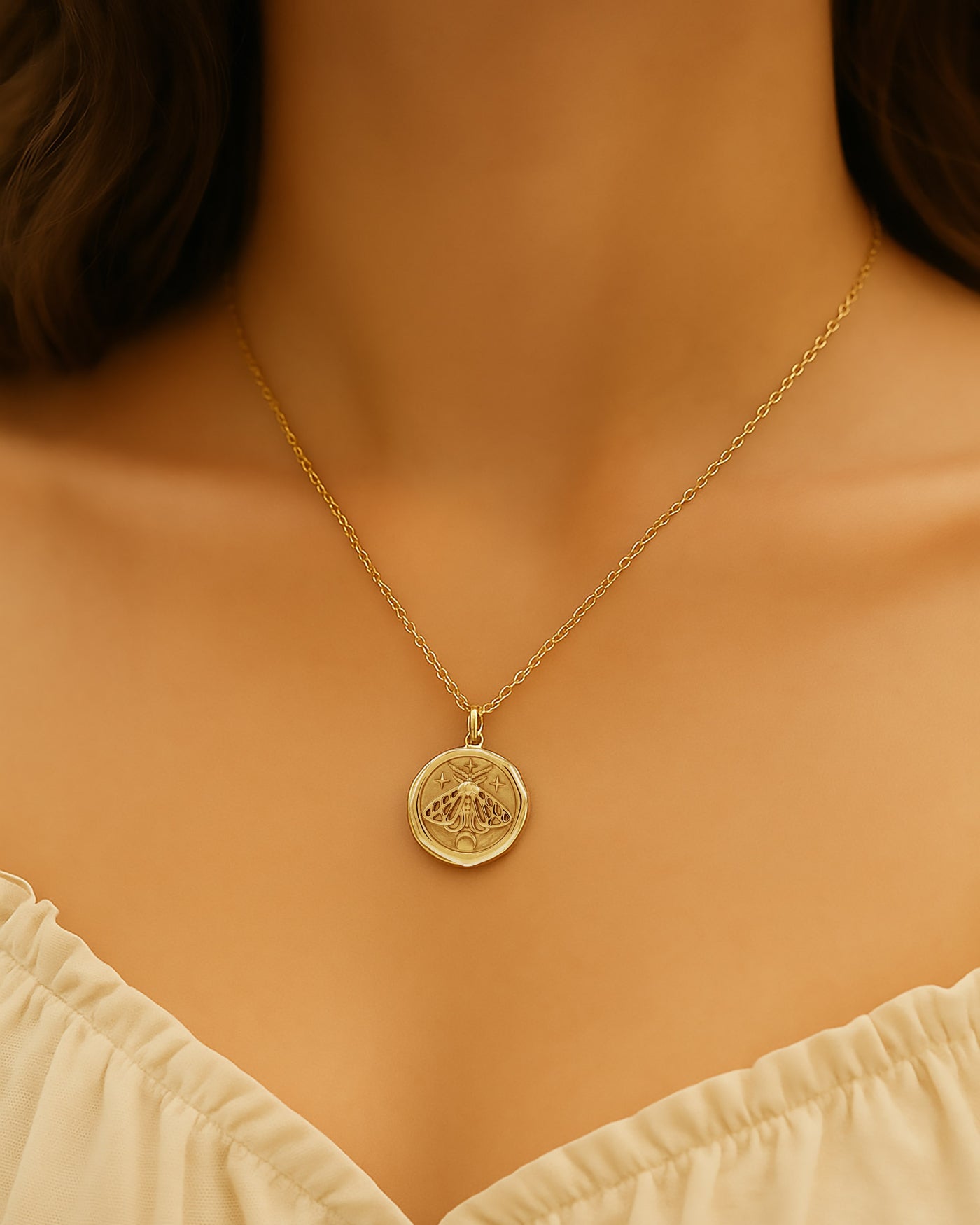 Moth Spirit Animal Amulet