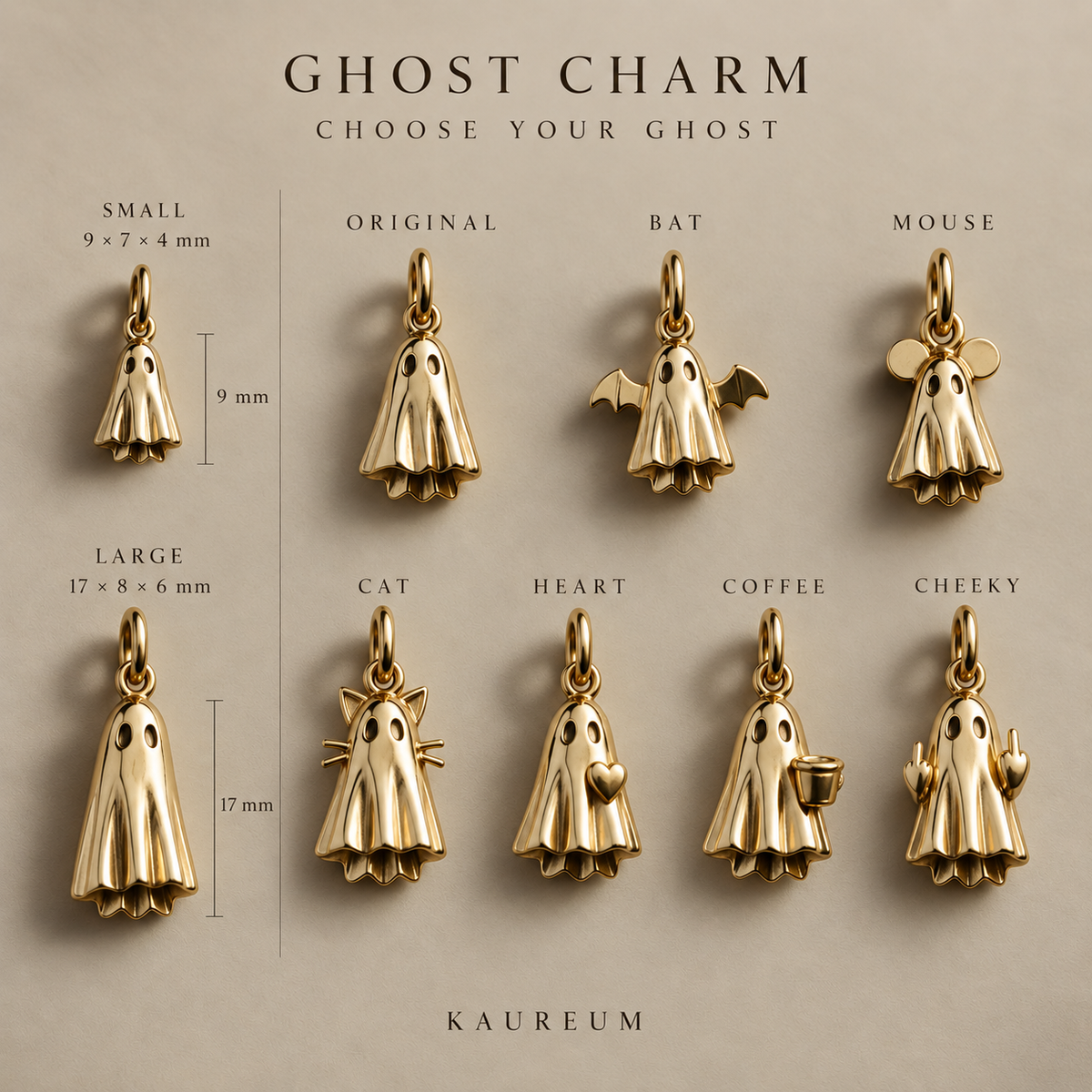 Ghost Charm ⬩ Choose Your Ghost