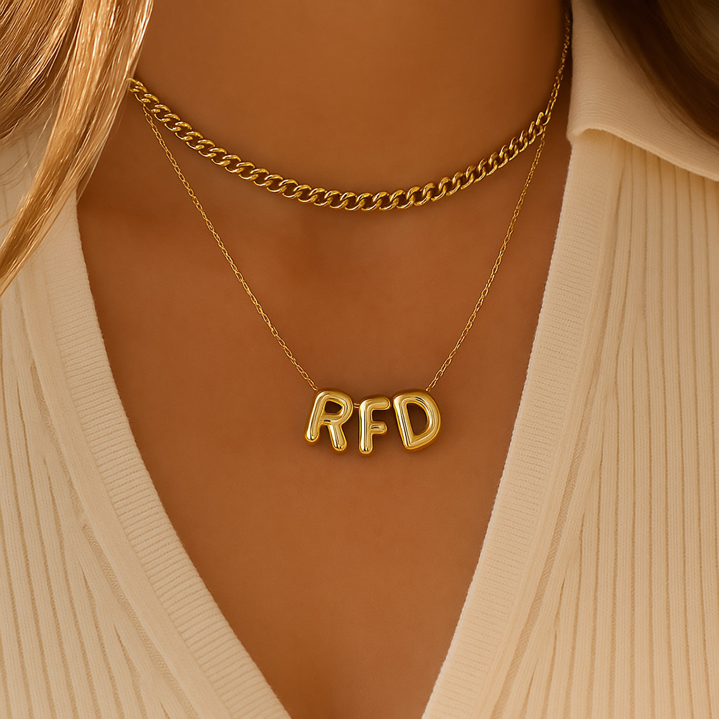 Medium Bubble Initial Charm