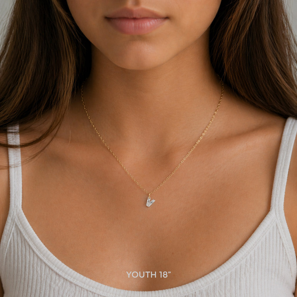 Lab-Grown Diamond Initial Charm