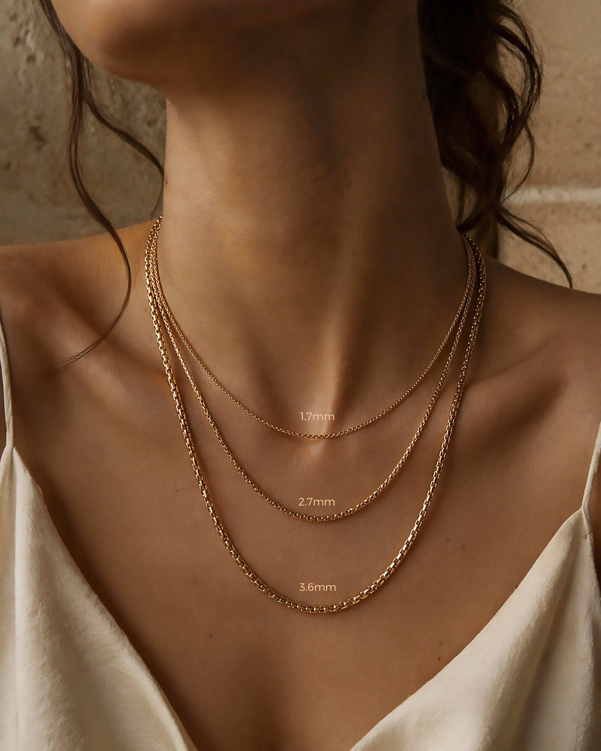 Heritage Box Chain ♢ Slim (1.7mm)