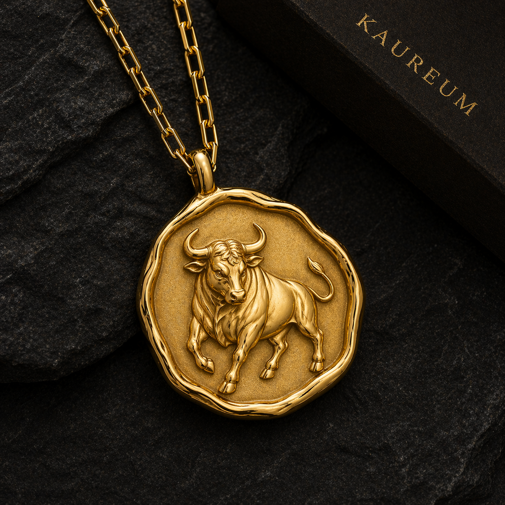 TAURUS ⟡ Vintage Zodiac Coin Medallion