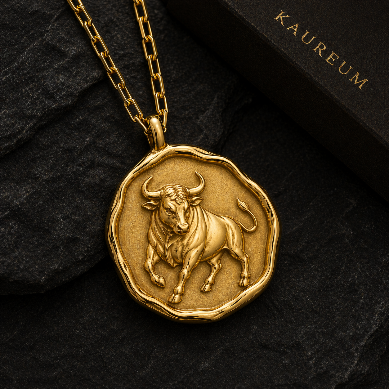 TAURUS ⟡ Vintage Zodiac Coin Medallion