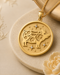Pig (豬) Lunar Zodiac Medallion