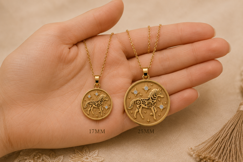 Horse (馬) Lunar Zodiac Medallion