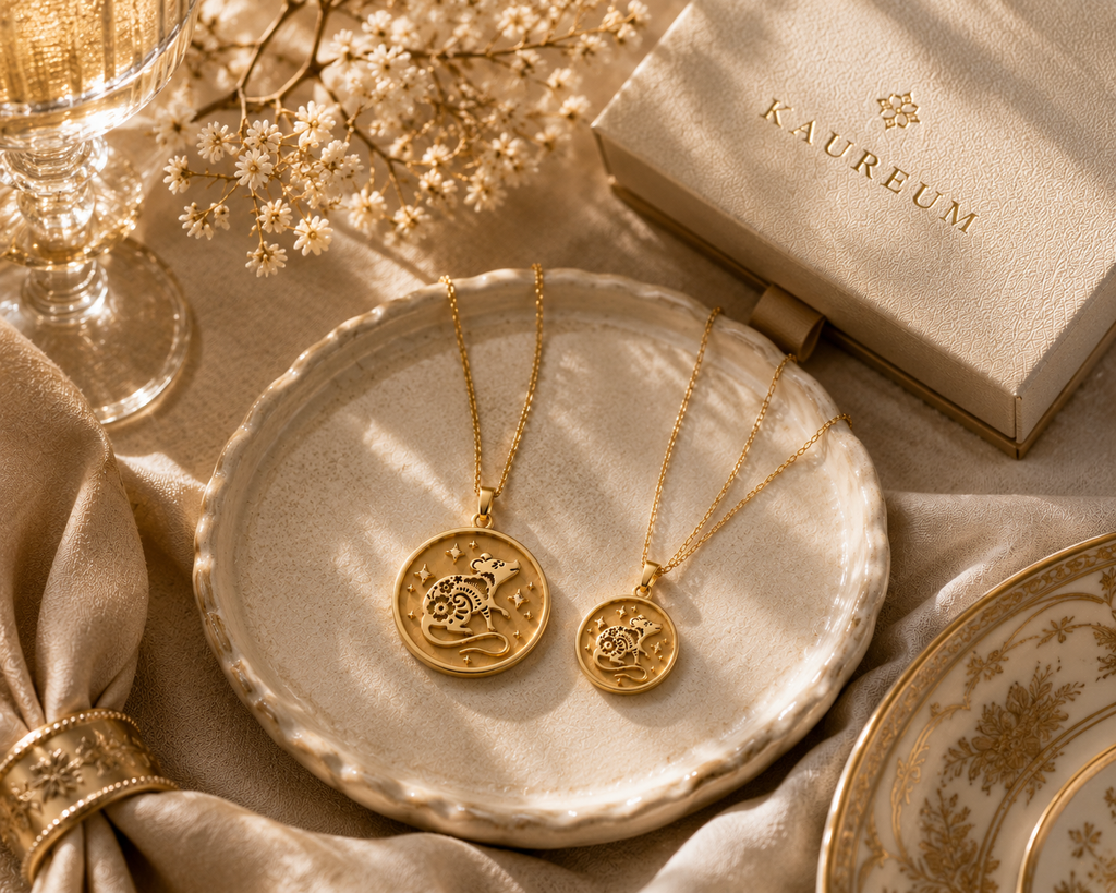 Rat (鼠)  Lunar Zodiac Medallion