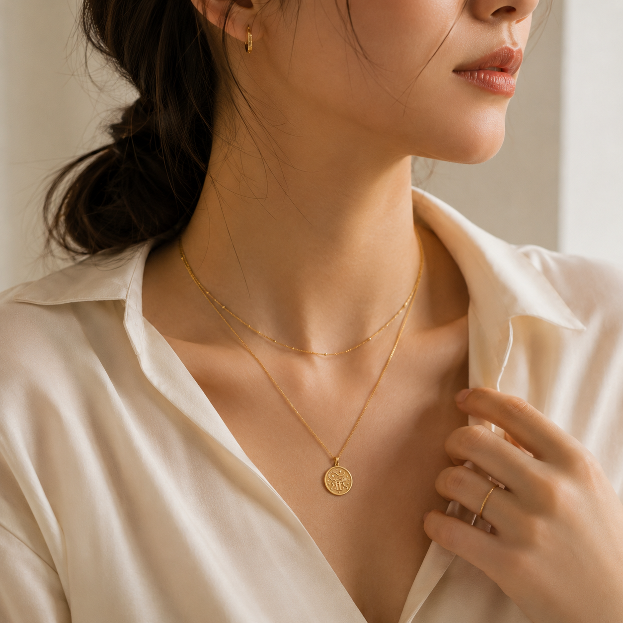 Monkey (猴) Lunar Zodiac Medallion