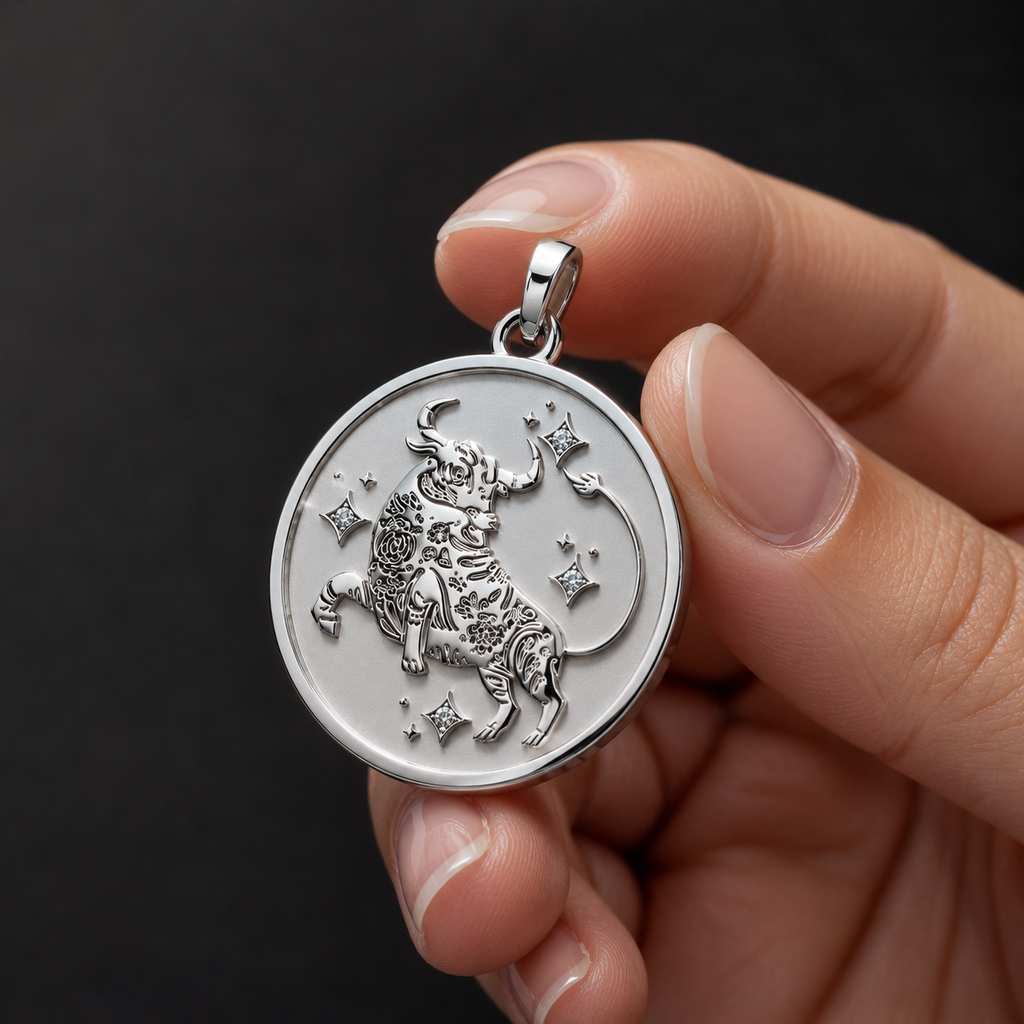 Ox (牛) Lunar Zodiac Medallion