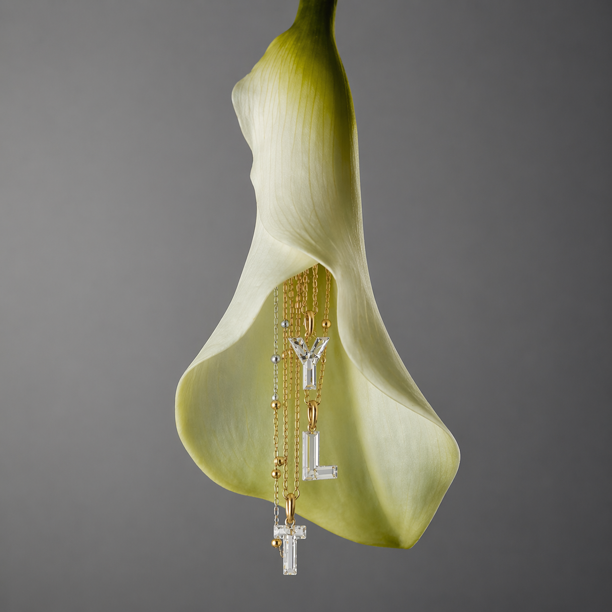 Lab-Grown Diamond Initial Charm