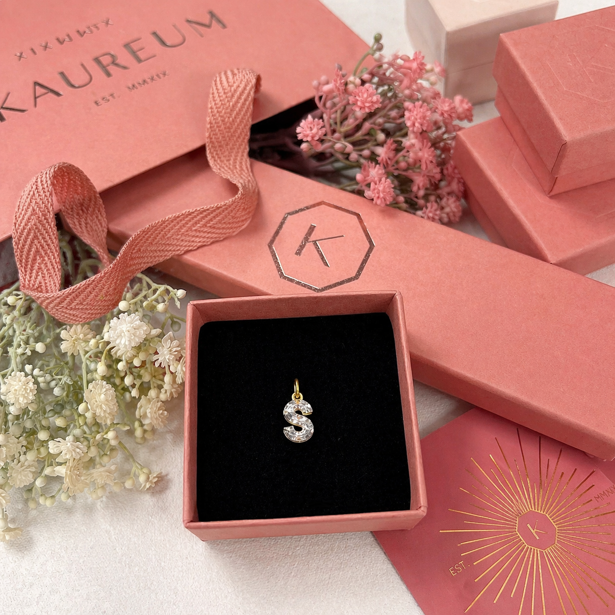Lab-Grown Diamond Initial Charm