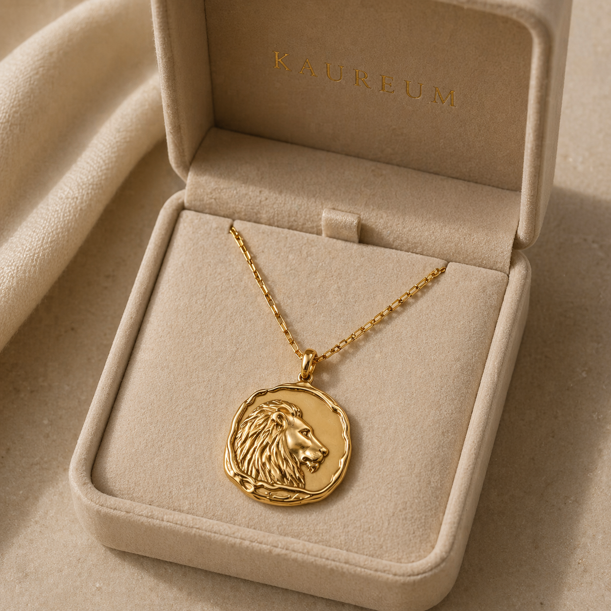 LEO ⟡ Vintage Zodiac Coin Medallion