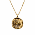 LEO ⟡ Vintage Zodiac Coin Medallion