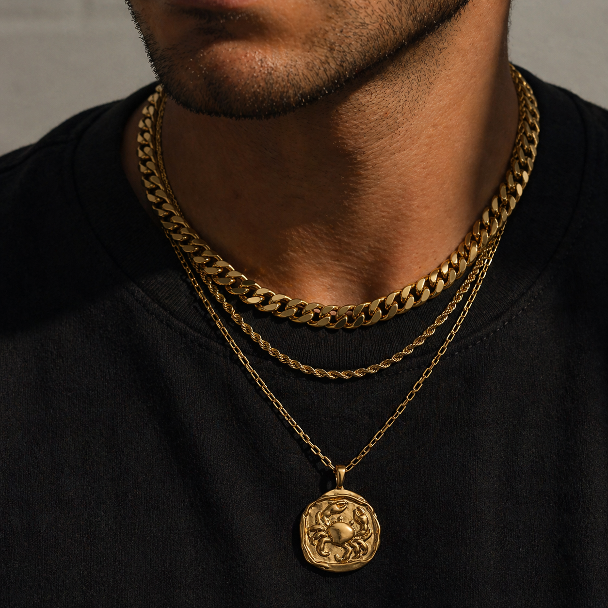CANCER ⟡ Vintage Zodiac Coin Medallion