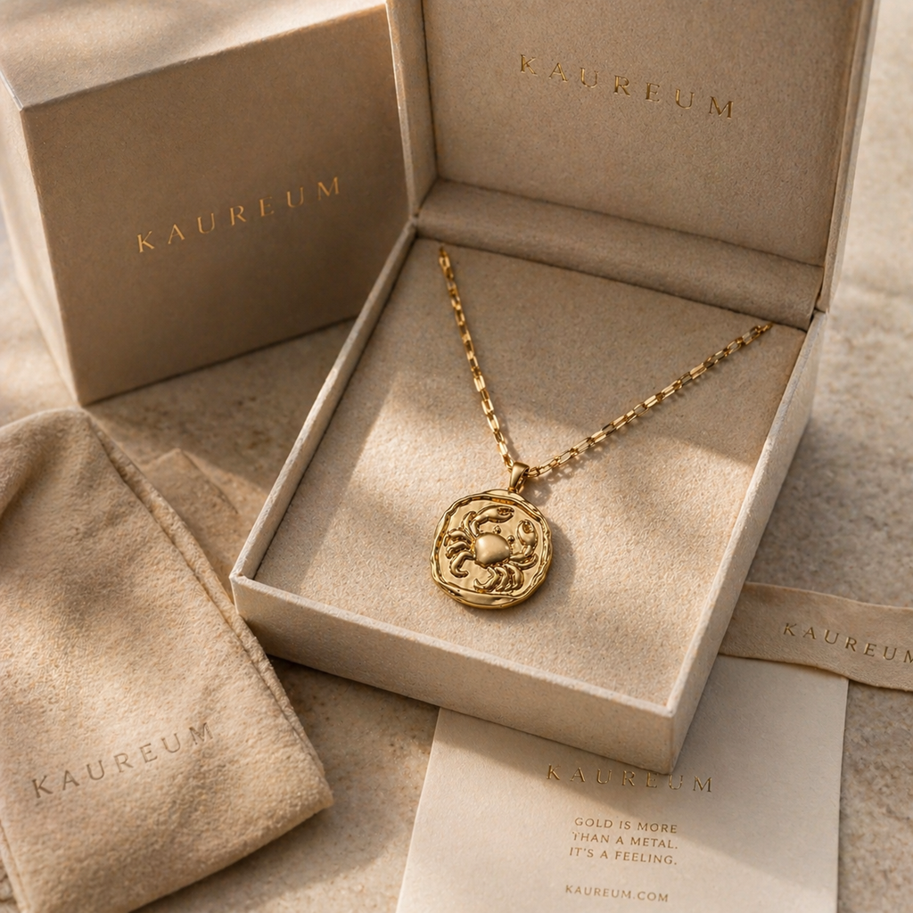 CANCER ⟡ Vintage Zodiac Coin Medallion