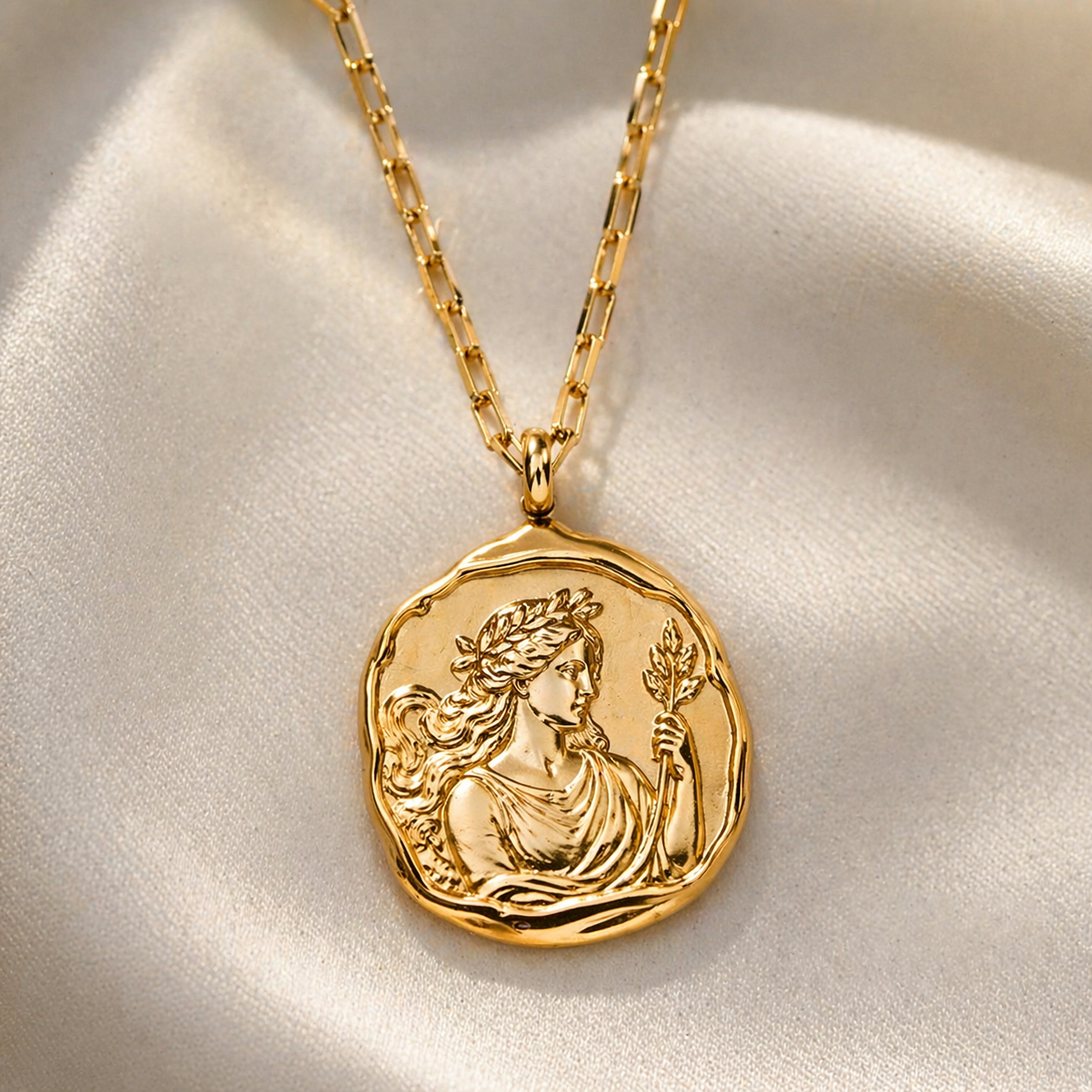 VIRGO ⟡ Vintage Zodiac Coin Medallion