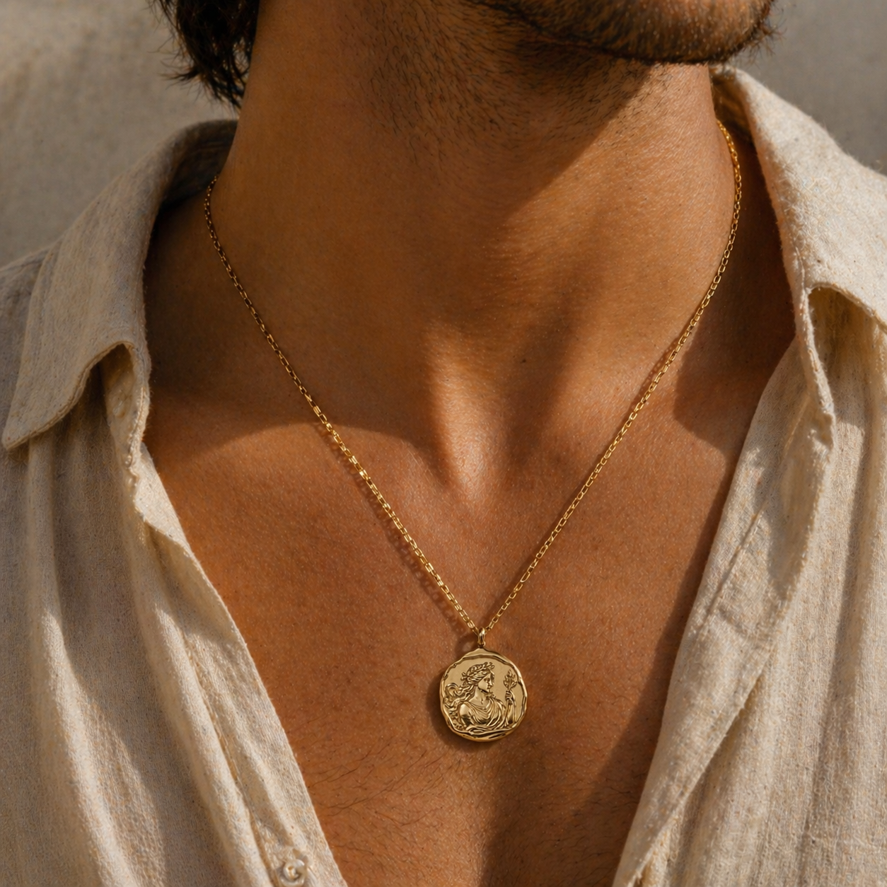 VIRGO ⟡ Vintage Zodiac Coin Medallion