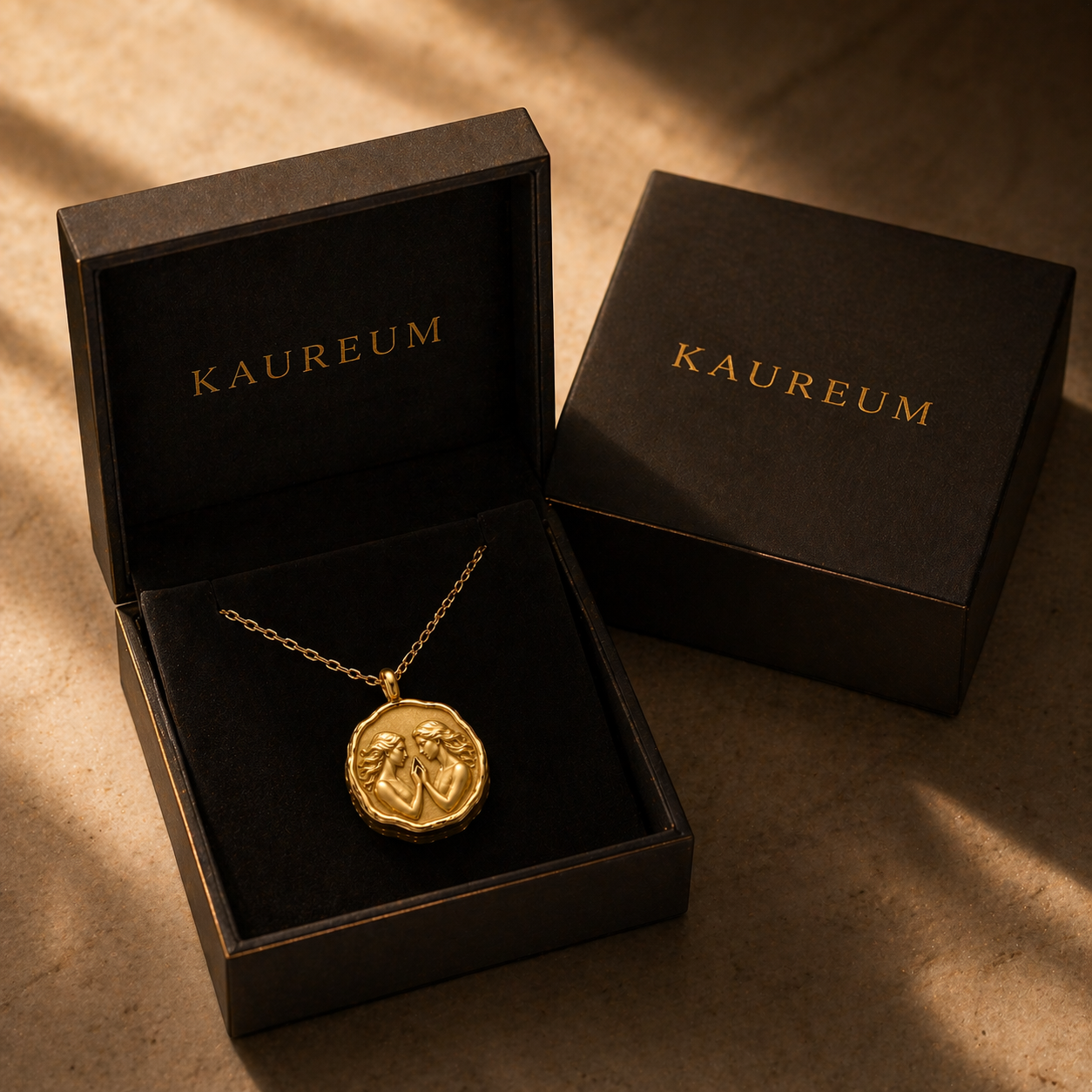 GEMINI ⟡ Vintage Zodiac Coin Medallion