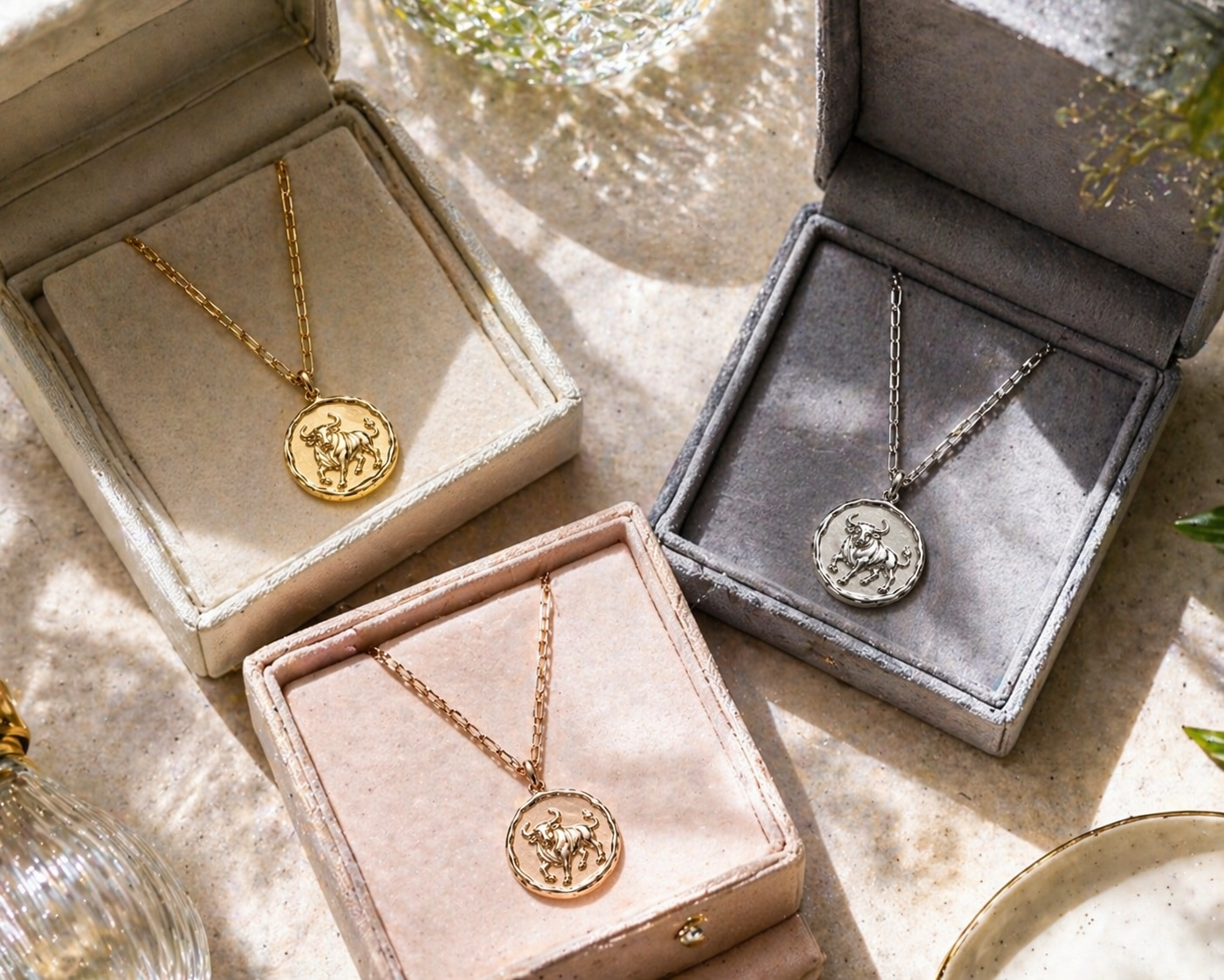 TAURUS ⟡ Vintage Zodiac Coin Medallion