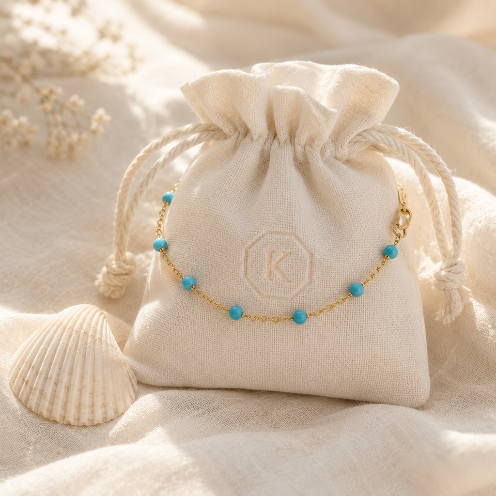 The Celeste Bracelet ⬩ Turquoise