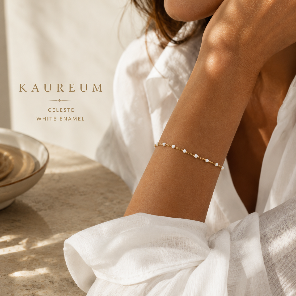 The Celeste Bracelet ⬩ White
