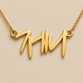 Custom Korean Name Necklace
