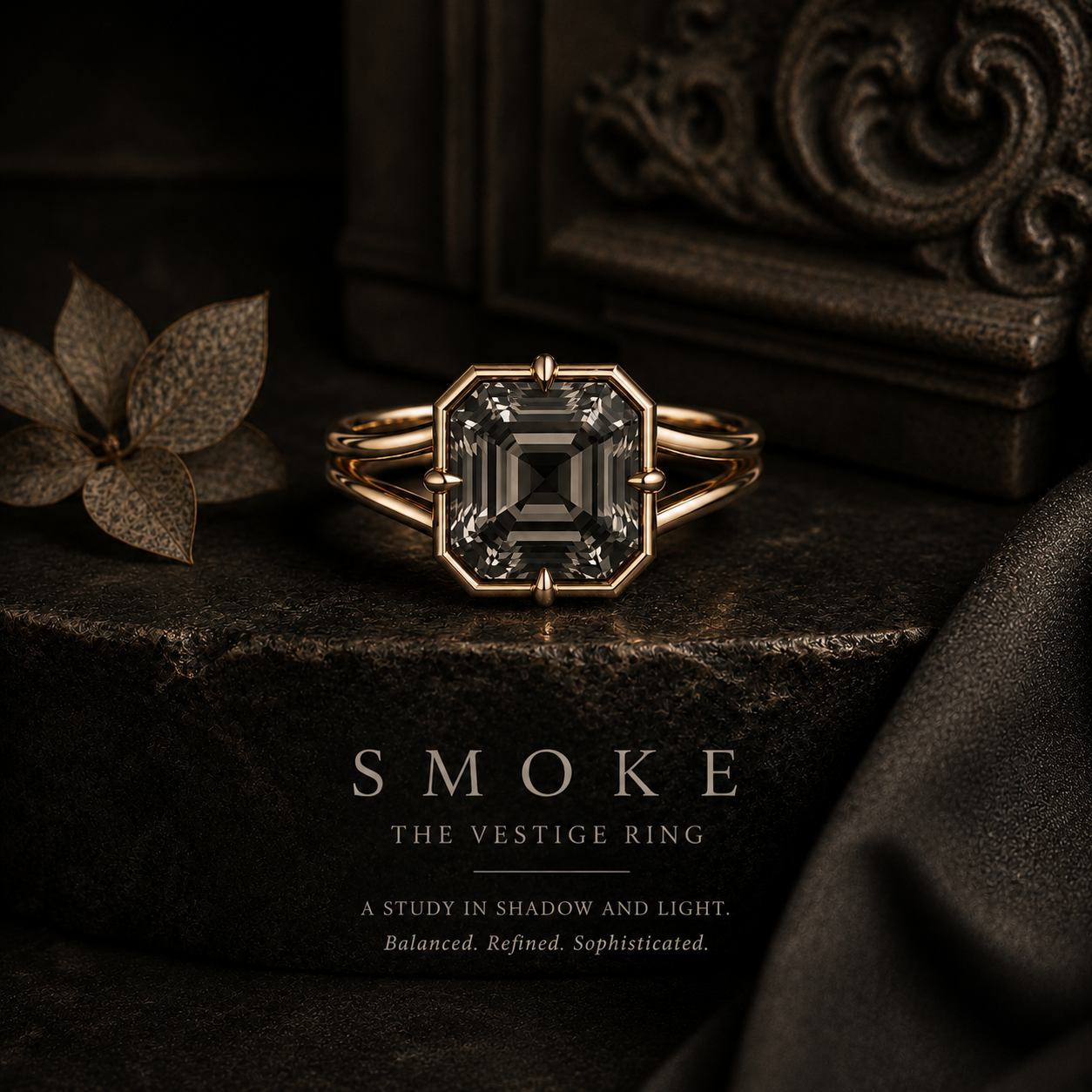 The Vestige Ring in Smoke