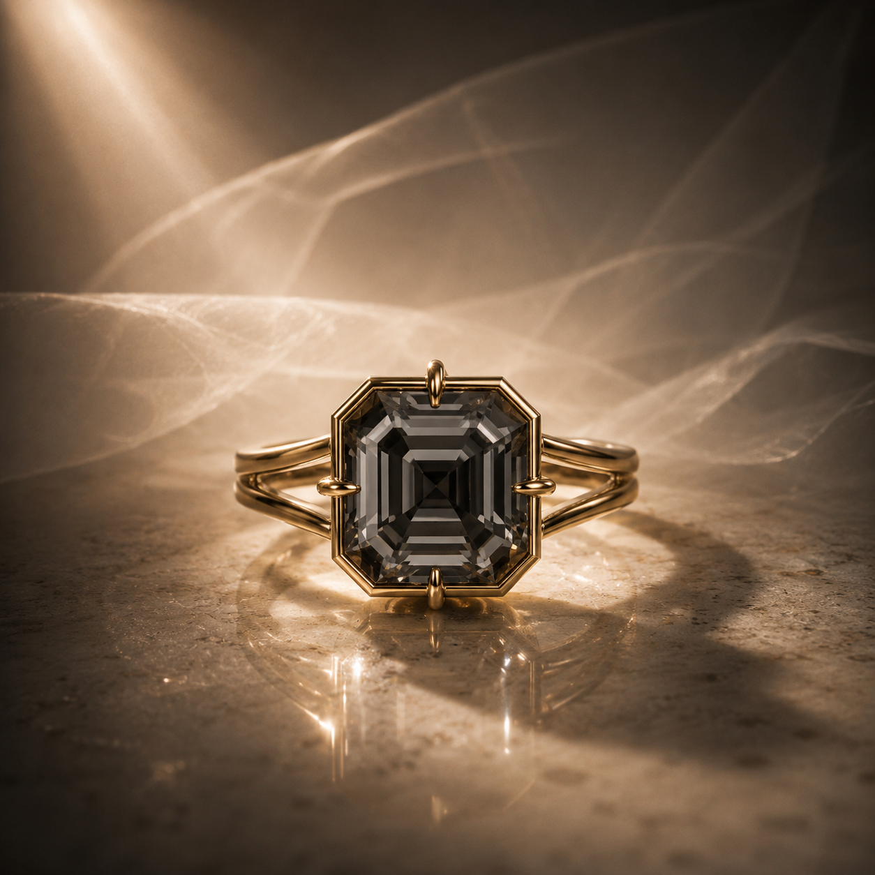 The Vestige Ring in Smoke