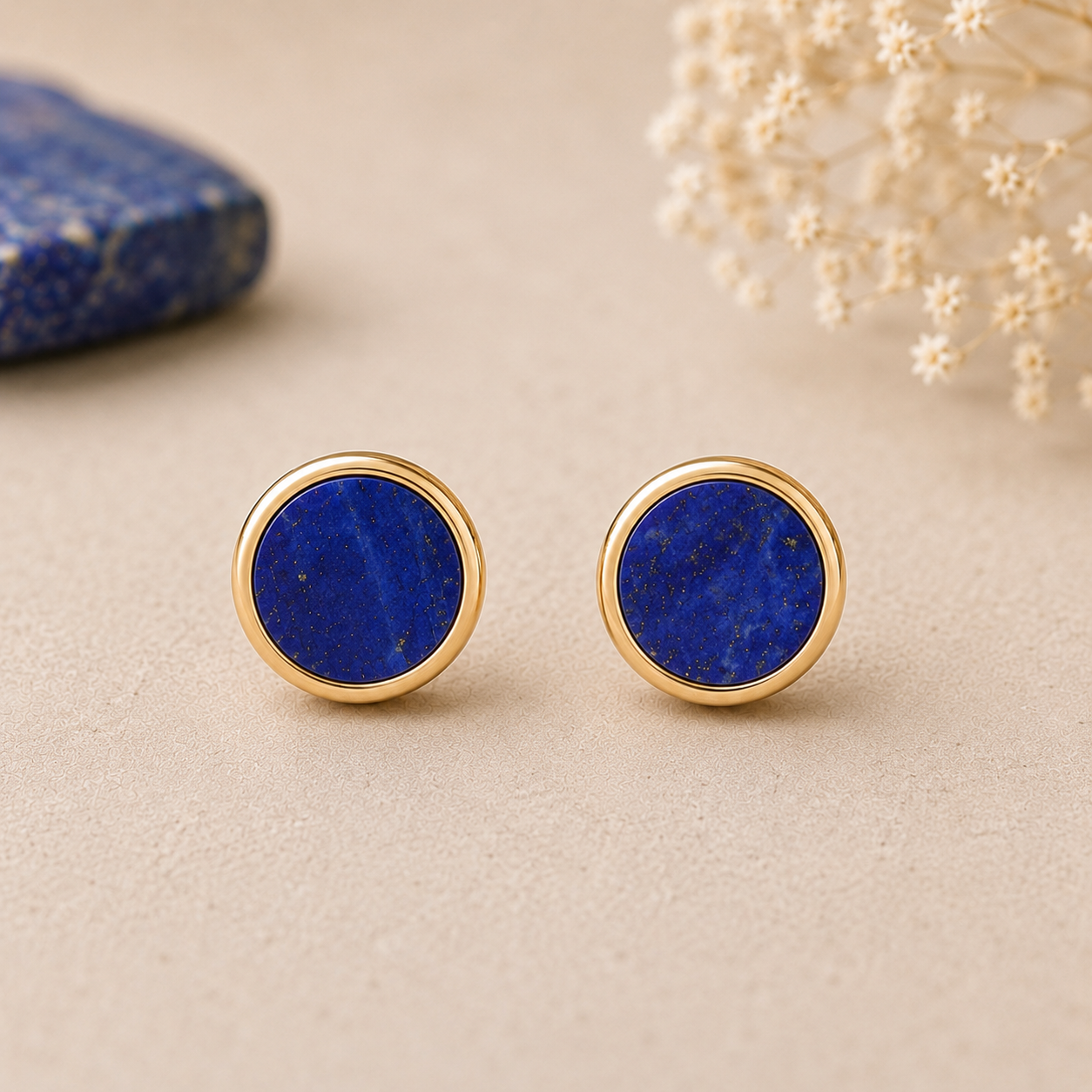 Signature Studs ⬩ Lapis Lazuli