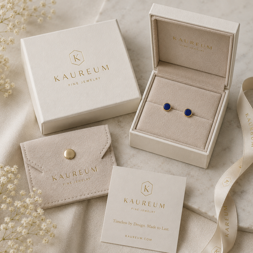 Signature Studs ⬩ Lapis Lazuli