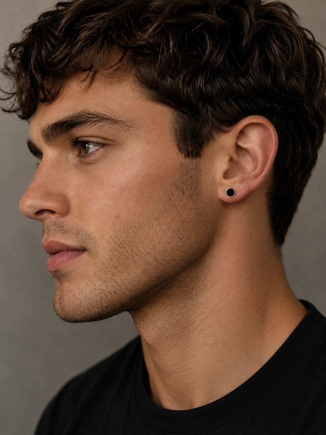 Signature Studs ⬩ Black Onyx