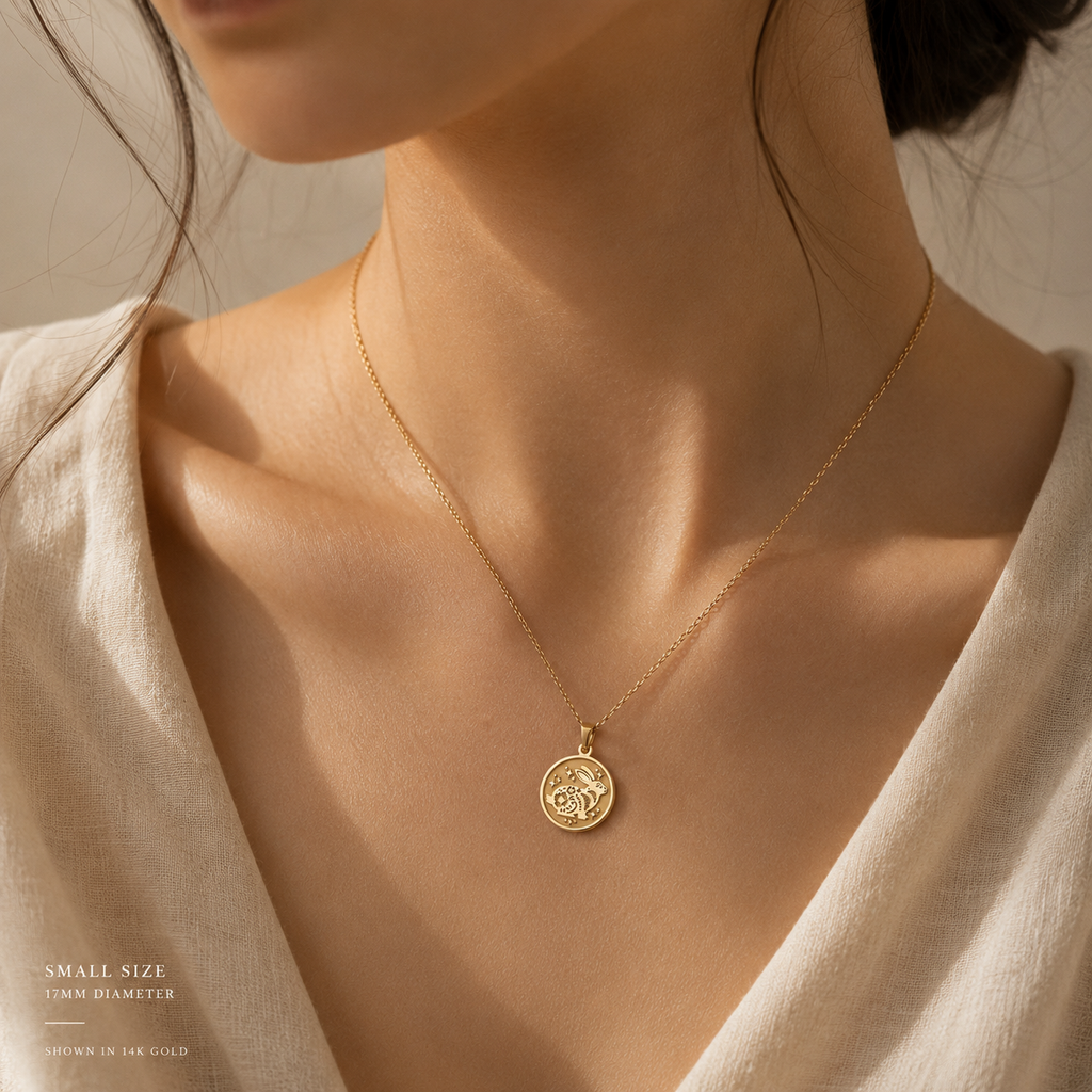Rabbit (兔) Lunar Zodiac Medallion