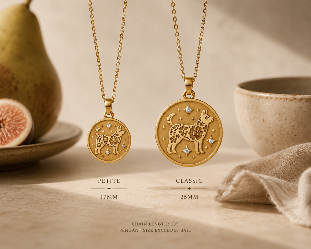 Dog (狗) Lunar Zodiac Medallion
