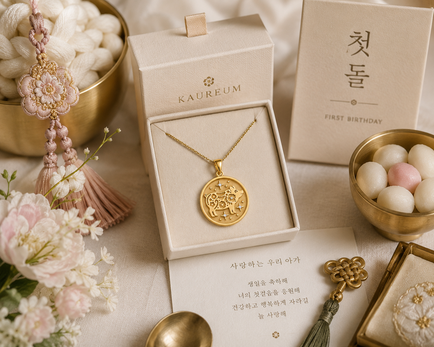 Pig (豬) Lunar Zodiac Medallion