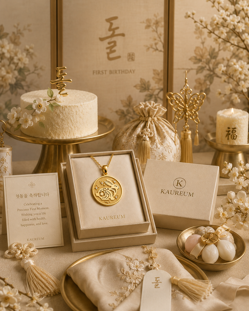 Rabbit (兔) Lunar Zodiac Medallion