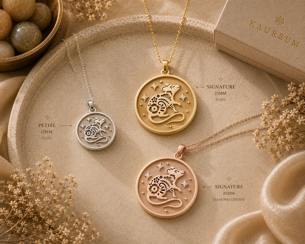 Rat (鼠)  Lunar Zodiac Medallion