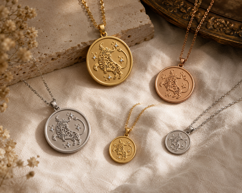 Ox (牛) Lunar Zodiac Medallion