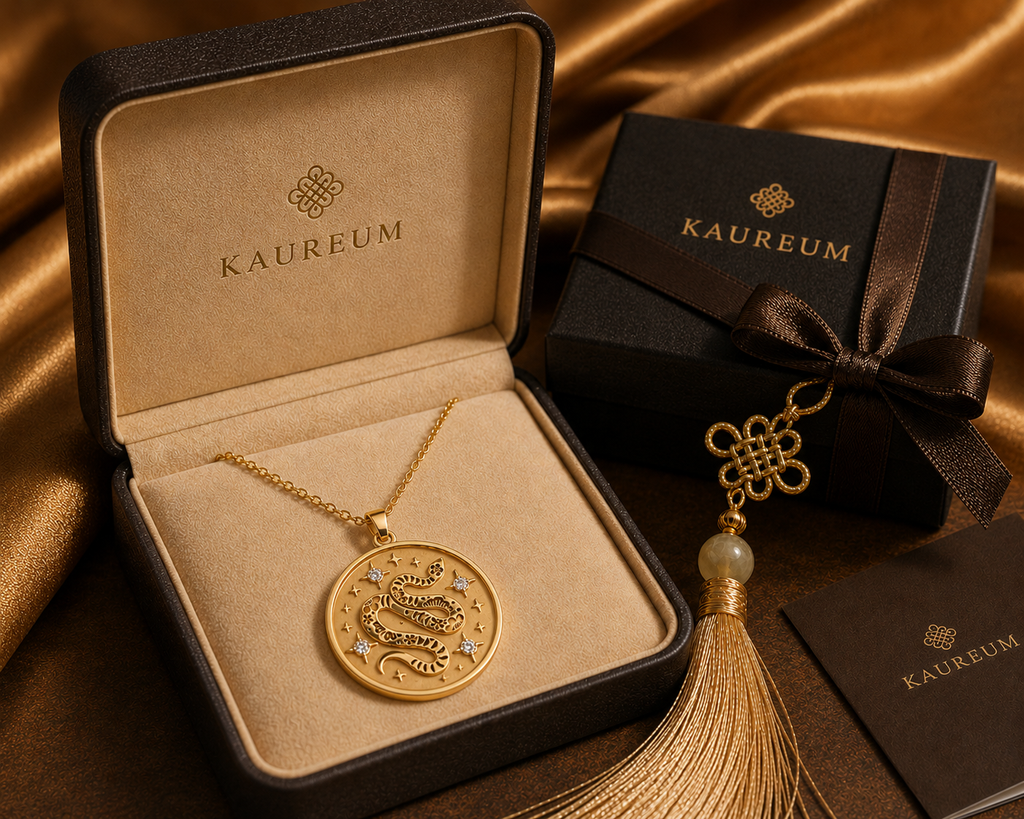 Snake (蛇) Lunar Zodiac Medallion