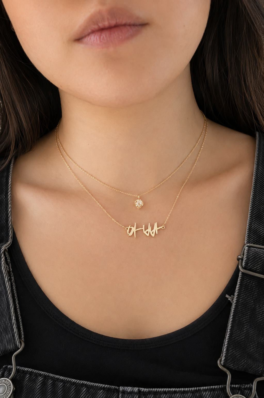 Custom Korean Name Necklace