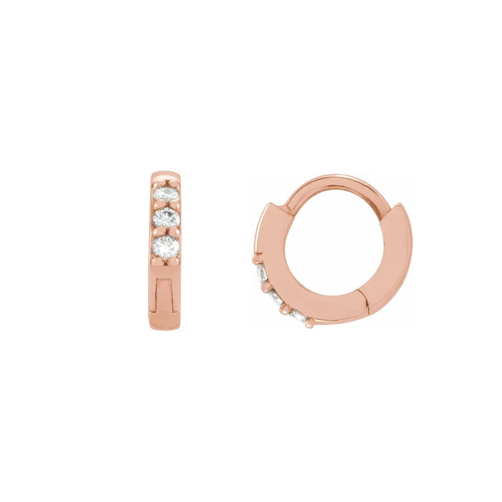 Mini Gemstone Huggies ⟡ 8mm