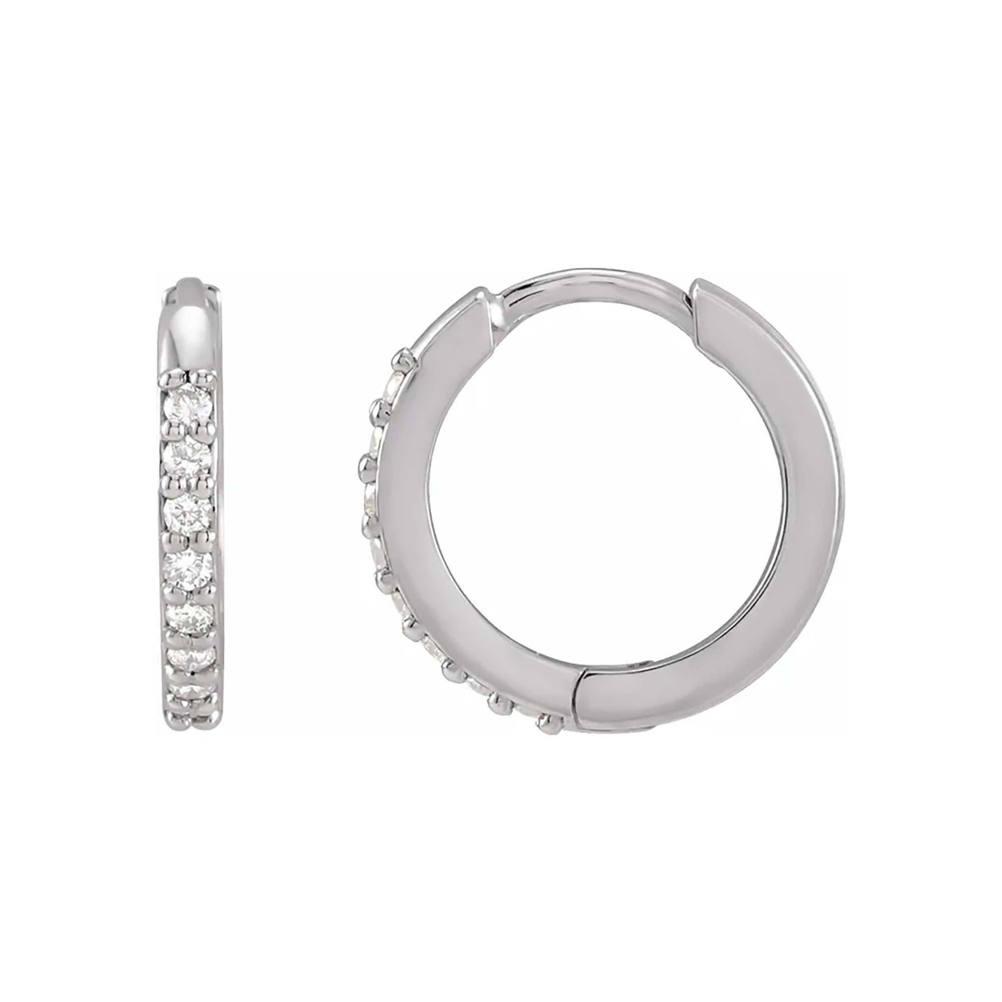 Medium Gemstone Huggies ⟡ 12.5mm