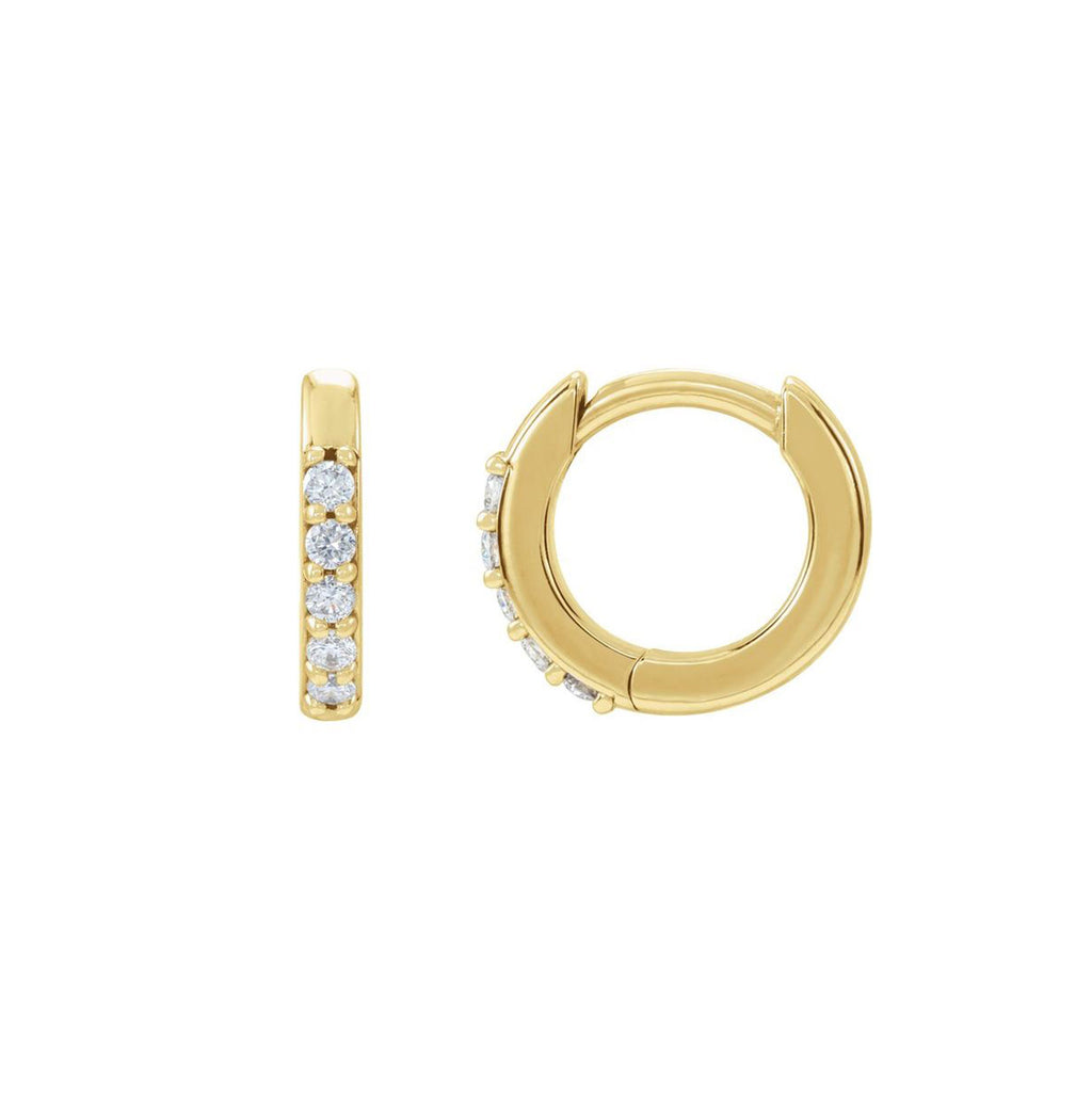 Small Gemstone Huggies ⟡ 10mm