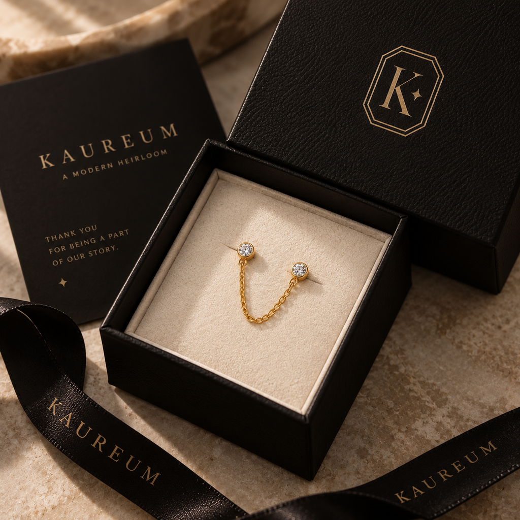The Duet Chain Earring