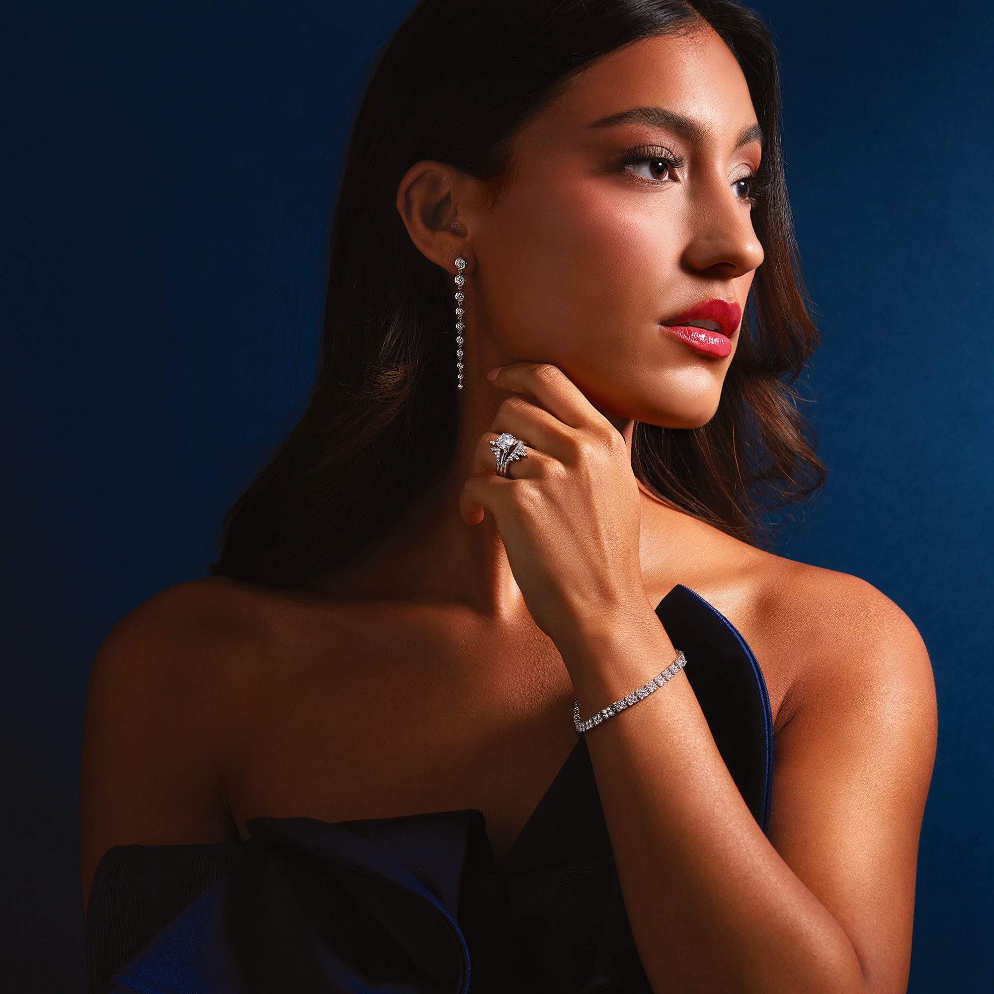 Drip Graduated Lab-Grown Diamond Earrings