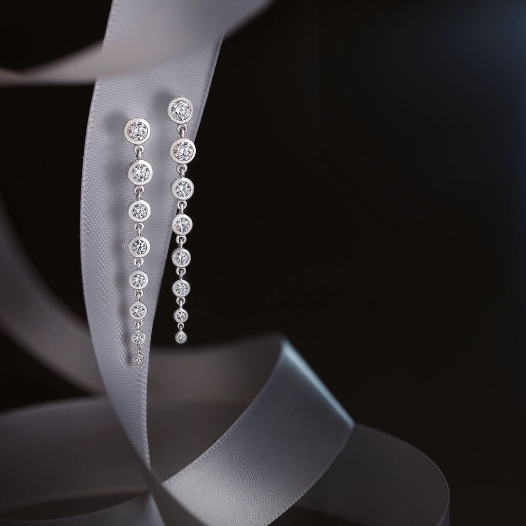 Drip Graduated Lab-Grown Diamond Earrings